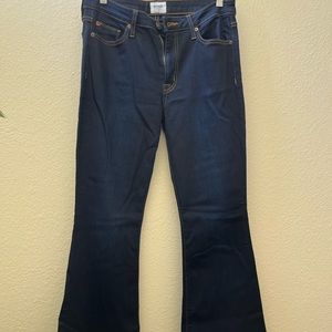Hudson, size 31, dark blue, stretchy jeans. 32 inch inseam.